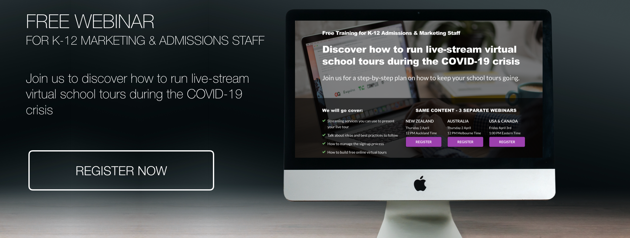 Register for our Webinar on Virtual Tours